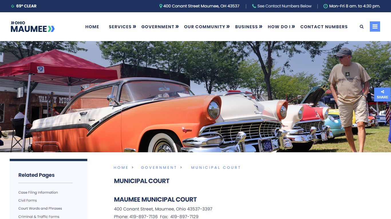 Municipal Court - The City of Maumee, OH